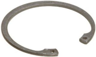 Standard Internal Retaining Ring, Tapered Section, SAE 1060 1090 Carbon Steel, Phosphate and Oil Finish, Meets DIN 472 Specifications, 40mm Bore Diameter, 1.75mm Thick, Made in US (Pack of 10): Industrial & Scientific