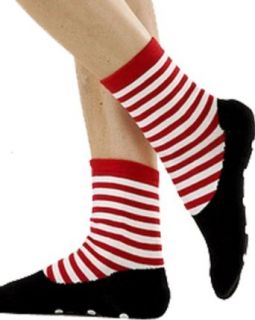 Ruby Red Slipper Socks Fun Novelty Womens Footwear   One Size: Clothing