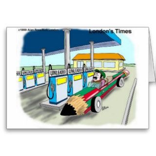 The Price Of Gas Funny Cartoon Gifts & Collectible Cards