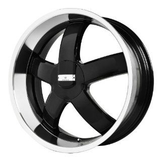 Verde Custom Wheels Skylon Black Wheel with Machined Lip (20x8.5"/5x115 mm): Automotive