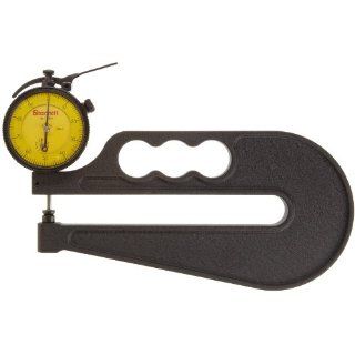 Starrett 1015MA 150 Millimeter Reading Portable Dial Indicator 1015MA 481J Thickness Gauge Without Case, 0.01mm Graduation, 10mm Range, 0 100 Dial Reading: Industrial & Scientific