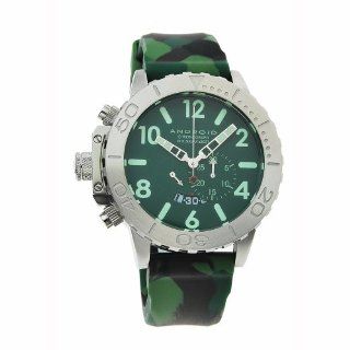 ANDROID Men's AD472BGR Divemaster Trans 52 Lefty Chronograph Camo Edition Watch: Watches