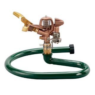 Orbit 3/4 Inch Brass Impact On Ring Base Sprinkler 58643 : Lawn And Garden Sprinklers : Patio, Lawn & Garden