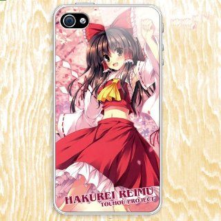 Bestfyou Touhou Design Skin Hard Back Case Decal PVC Cover for Apple Iphone4/4s: Cell Phones & Accessories