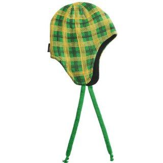 Jacob Ash Attaboy Edge Plaid Flap Hat   Fleece Lining (For Men and Women)   KELLY GREEN : Cold Weather Hats : Sports & Outdoors