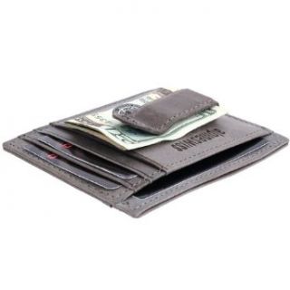 Alpine Swiss Rugged Pullup Leather Hand Crafted Men's Money Clip mini Wallet ID Credit Card Holder Front Pocket Wallet with Spring Clip at  Mens Clothing store: