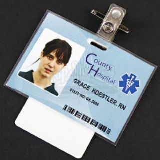 Orginal Movie Prop   Knowing   Grace Koestler's (Nadia Townsend) Hospital Badge and Access Card   Authentic: Entertainment Collectibles