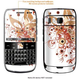 Protective Decal Skin STICKER for Nokia E6 case cover E6 487: Cell Phones & Accessories