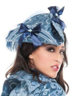 Starline Women's Blue Victorian Pirate Hat One Size Fits Most: Toys & Games