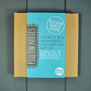 pillow notes by bread & jam