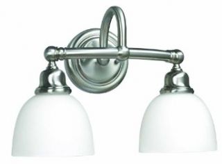 World Imports 3532 02 Amelia Collection Two Light Wall Sconce, Satin Nickel    