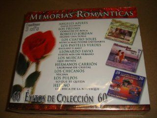 Memorias Romanticas 60 Exitos De Coleccion 3cd (Audio Cd 2004) Box Set: Music