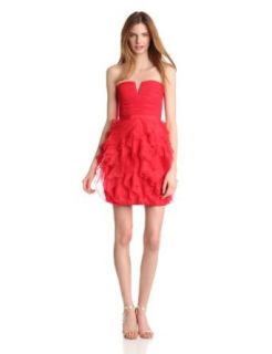 BCBGMAXAZRIA Women's Cicilly Strapless Dress, Lipstick Red, 12 at  Womens Clothing store