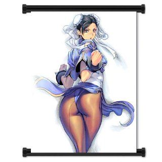 Street Fighter Anime Game Chun Li Fabric Wall Scroll Poster (16"x20") Inches : Prints : Everything Else