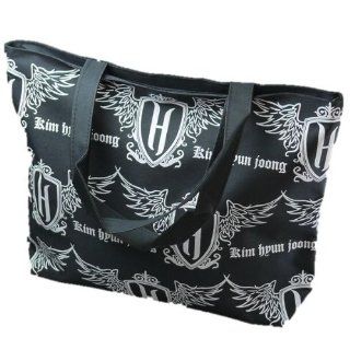 SS501 Kim Hyun Joong with fastener support black cloth bag / eco bag (Need Network) (japan import): Toys & Games