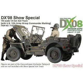Dragon Models DX'08 American WWII Jeep w/ Full Engine: Toys & Games