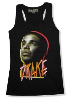 Bravado Juniors Drake "Face" Racerback Black Tank Top Shirt (3X Large) Tank Top And Cami Shirts