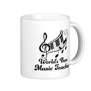 Worlds Best Music Teacher Gift Mug