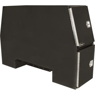 Buyers Products Steel Heavy-Duty Backpack Truck Box — Black, 85in.L x 55in.W x 24in.H, Model# BP855524B  Rack Boxes