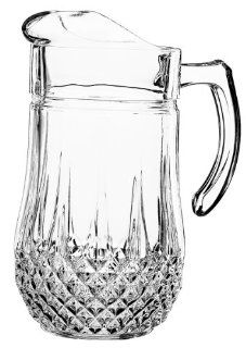 Cristal D'Arques Longchamp 50 1/2 Ounce Pitcher: Glass Pitcher: Kitchen & Dining