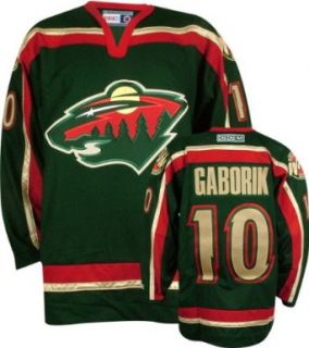 Marian Gaborik Minnesota Wild NHLPA Player Jersey   XX Large : Clothing