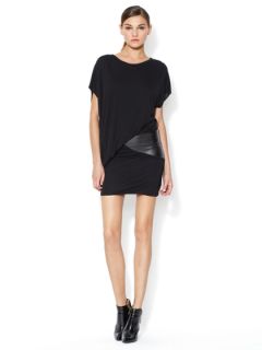 Faux Leather Accent Annika Dress by Young Fabulous & Broke