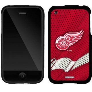 Detroit Red Wings   Home Jersey design on a Black iPhone 3G/3GS Slider Case by Coveroo: Cell Phones & Accessories