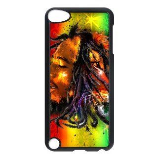 Jamaica Reggae Music Singer Bob Marley Rasta Ipod Touch 5th Case Hard Plastic Bob Marley Ipod Cover HD Image Snap ON: Cell Phones & Accessories