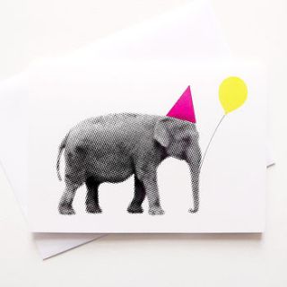 funny birthday elephant card by hello dodo