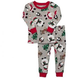 Carter's Boys Christmas Snug Fit Cotton Pajamas (24 months): Pajama Sets: Clothing