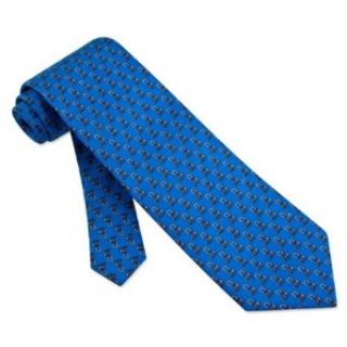 Im Listening Tie Blue Silk Necktie   Mens Occupational Neck Tie: Clothing
