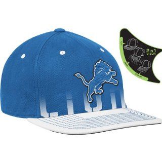 Reebok Detroit Lions Youth Sideline Player Pro Shape Flat Brim Flex Hat Youth : Sports Fan Baseball Caps : Sports & Outdoors