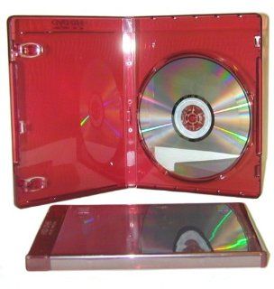 25 Empty Standard Red Replacement Boxes / Cases for HD DVD Movies #DVBR12HD: Electronics