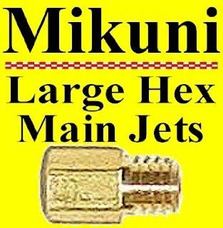 Genuine Mikuni 4/042 Hex Main Jet Fuel Jets Carb Carby Carburetor Mukuni Gas Principal Carburateur Gicleurs Gicleur: Automotive