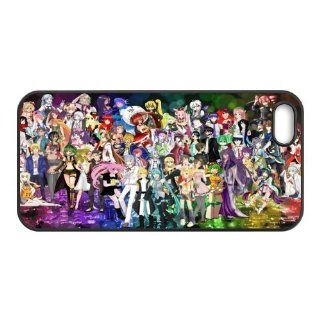 Animated Series 4 Vocaloid Print Black Case With Hard Shell Cover for Apple iPhone 5: Cell Phones & Accessories
