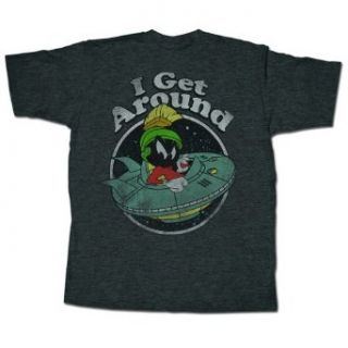 Looney Tunes Marvin the Martian Get Around Men's T shirt M: Clothing