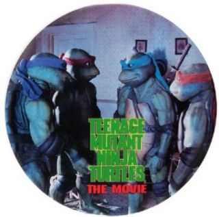 "TEENAGE MUTANT NINJA TURTLES/THE MOVIE" LARGE 6" BUTTON.: Entertainment Collectibles
