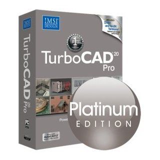 IMSI 00TCP520XX05 TURBOCAD PRO20 PLATINUM EDITION 2D/3D FULL FEATURED CAD: Computers & Accessories