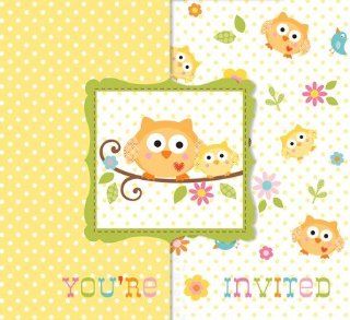 Creative Converting Baby Shower Happi Tree 25 Count Enhanced Invitations: Kitchen & Dining