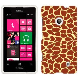 Nokia Lumia 521 Giraffe Print Phone Case Cover: Cell Phones & Accessories