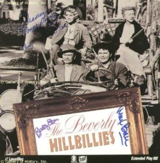 BEVERLY HILLBILLIES TV CAST   LASER MEDIA COVER SIGNED CO SIGNED BY: MAX BAER JR., DONNA DOUGLAS, BUDDY EBSEN: DONNA DOUGLAS, BUDDY EBSEN, MAX BAER JR.: Entertainment Collectibles