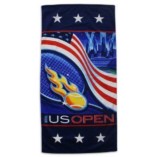 Wilson US Open 2011 Theme Art Jumbo Beach Towel   Navy: Sports & Outdoors