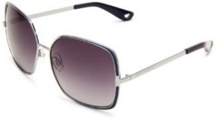 Juicy Couture Women's JU527S Butterfly Sunglasses,Ruthenium Frame/Gray Gradient Lens,One Size: Clothing