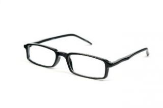Fashion Clear Slim Lens Thin Rim Eye Glasses P524CL (Black): Clothing