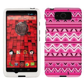 Motorola Droid Ultra Maxx Aztec Andes Pink Tribal Pattern Phone Case Cover: Cell Phones & Accessories