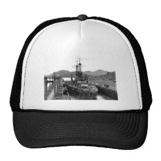 USS Mississippi in Panama Canal Trucker Hat