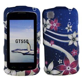 LF Designer Hard Case Proctor Cover For AT&T LG Gt550 Encore (Galaxy Floral) Cell Phones & Accessories
