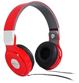 Technical Pro HP530 Professional Headphone, 40mm Driver, 32ohm Impedance, Red: Electronics