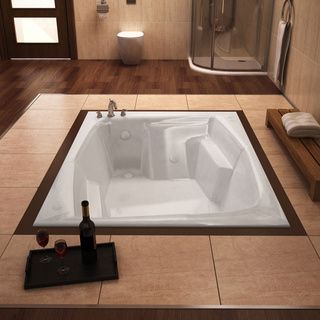 Mountain Home Bards 54x72 inch Acrylic Soaking Drop in Bathtub