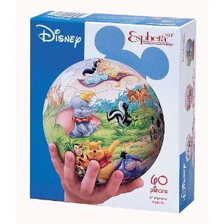 Disney Characters Esphera 3 D 60 Piece Plastic Puzzle Ball: Toys & Games